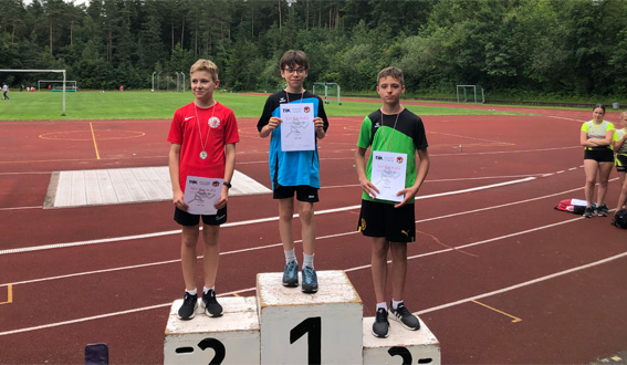 Siegerehrung Benedikt (Foto: M. Siegert)