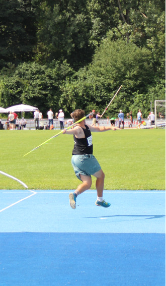 Speerwurf Benedikt Müller (Foto: K. Müller-Popp)